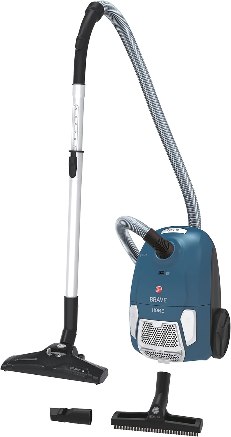 Hoover BRAVE Bodenstaubsauger mit Beutel / All Floors Adaptive Teppich- und Bodendüse mit Saugregler