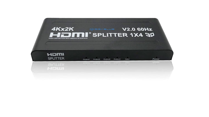 GigaBlue Ultra 4K *HDMI 2.0* Splitter 4K 60Hz für TV, Reciever, Konsole u.v.m. (Splitter 1 IN 4 OUT)