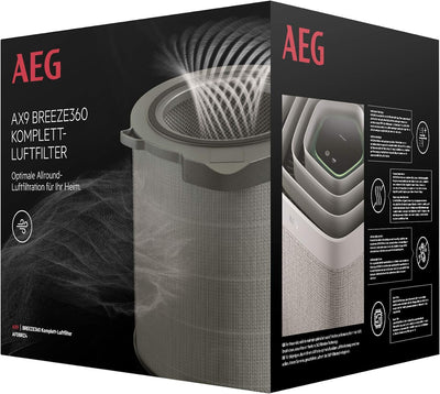 AEG AFDBRZ4 Filter BREEZE360 (Passend für AX91-404DG Luftreiniger, beseitigt 99,9% der Bakterien, ef