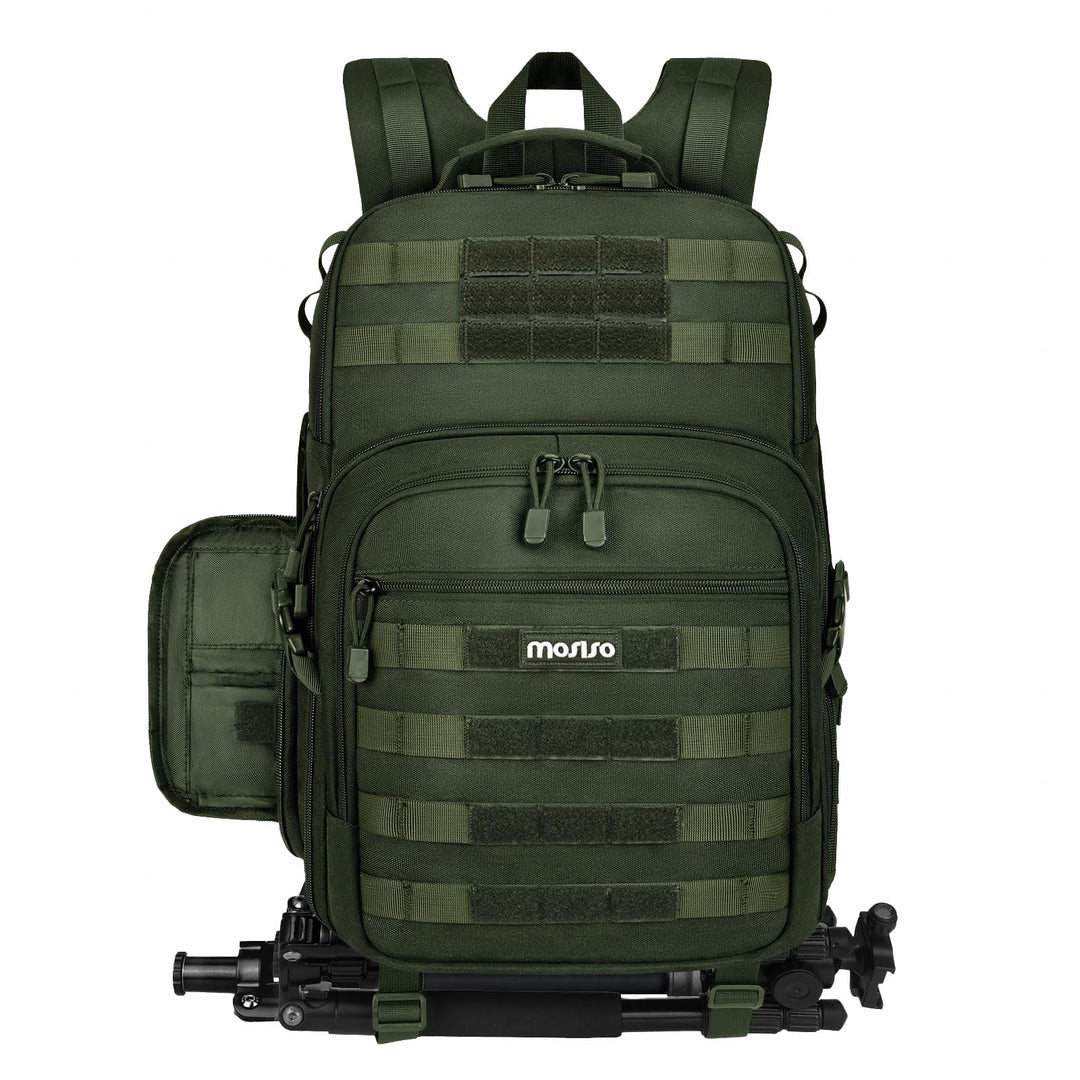 MOSISO Kamerarucksack, DSLR/SLR/Spiegellose Fotografie Taktisch Kamera Tasche Hülle Wandern im Freie