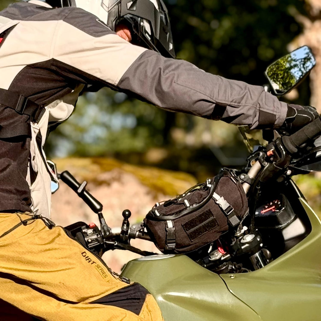 ODINSBERG 3L Multifunktionale wasserdichte Lenkertasche Motorrad Lenkertasche Fahrrad Ebike Gepäckro