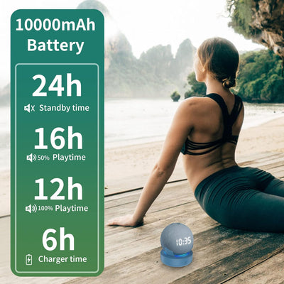 PlusAcc Akku für Dot 4.& 5. Generation - 10000 mAh Tragbare Ladestation Batterie Zubehör Kabellos Ak