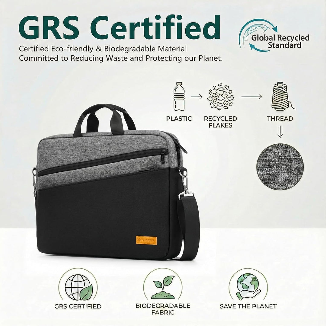 bagasin Laptoptasche Laptop Aktentasche Passt bis zu 15 15,6 16 Zoll Laptop Erweiterbare Wasserdicht