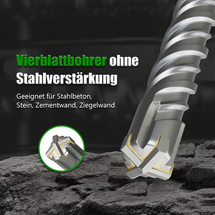 CATITO 30x460 SDS PLUS Bohrer, Schlagbohrer, Hammerbohrer, Professionelle Betonbohrer, ideal zum Boh