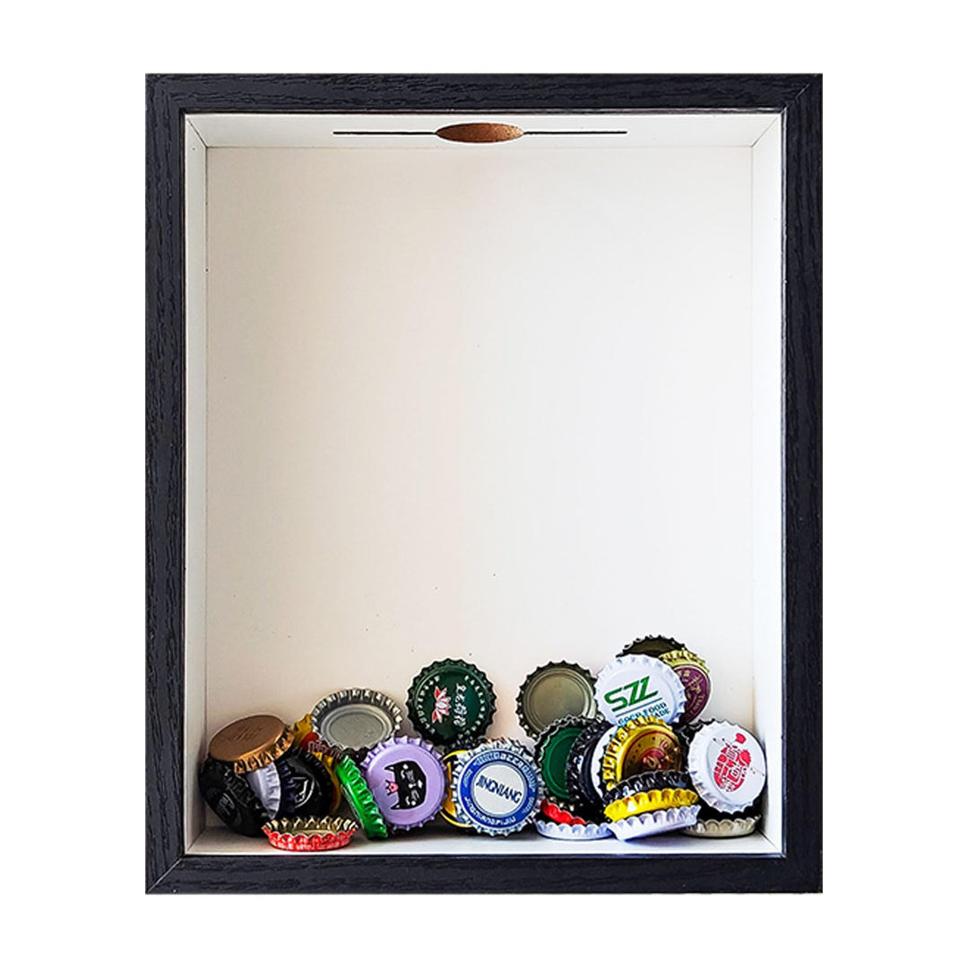 Schattenbox-Rahmen, Reise-Schattenbox, Top-Loader-Displaybox-Rahmen, Ticketschlitz auf der Oberseite