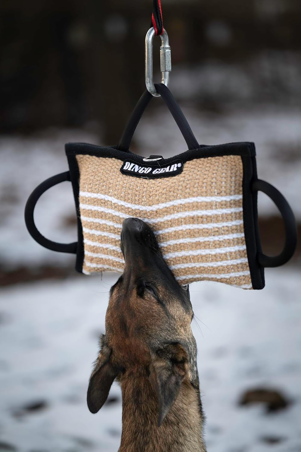 Dingo Gear Beisskissen aus Jute Keilform Gestärkt Weich Ausbildung IGP IPO K9 Hundetraining S00520 J