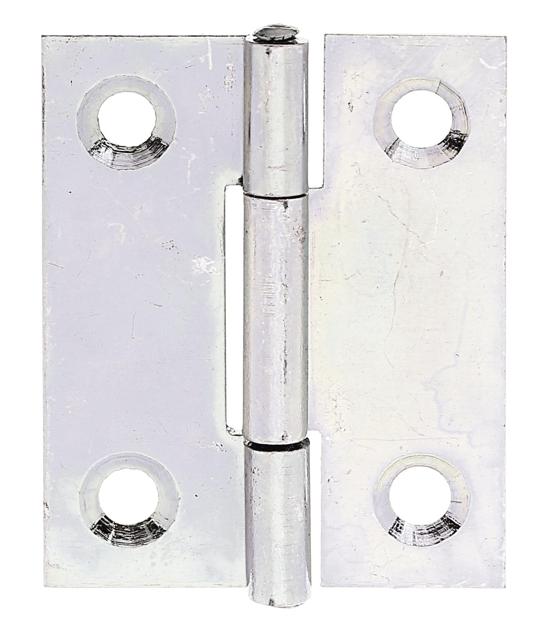 GAH-Alberts 345877 Scharnier | halbbreit | galvanisch gelb verzinkt | 41 x 33 mm | 50er Set, 41 x 33