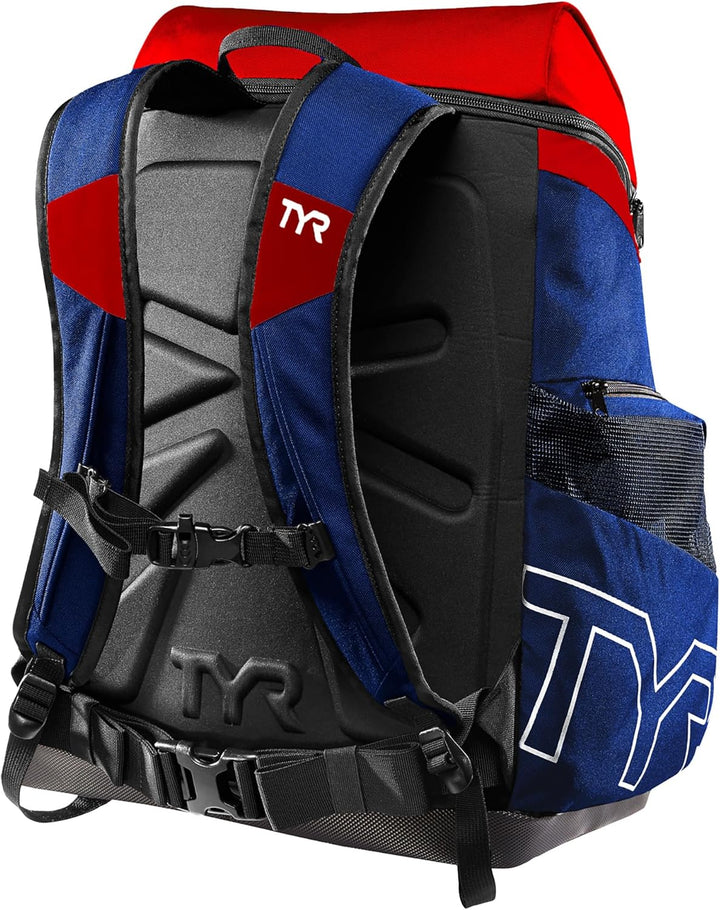 TYR Unisex Alliance Backpack Rucksäcke (1er Pack), Marineblau / Rot