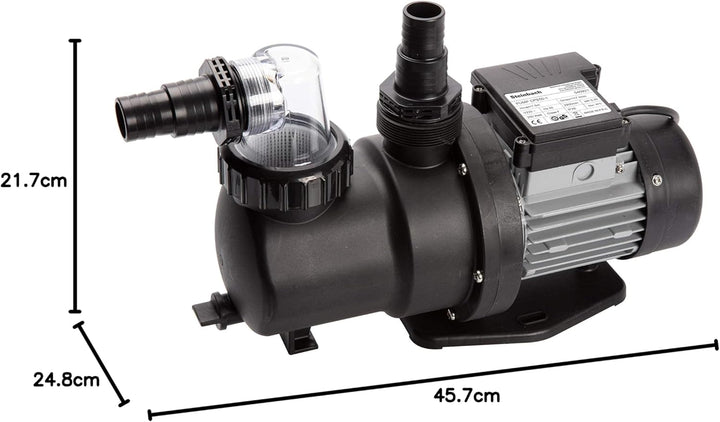 Steinbach Filterpumpe SPS 50-1 – 040921 – Hochwertige Filterpumpe aus Kunststoff für Pools mit bis z