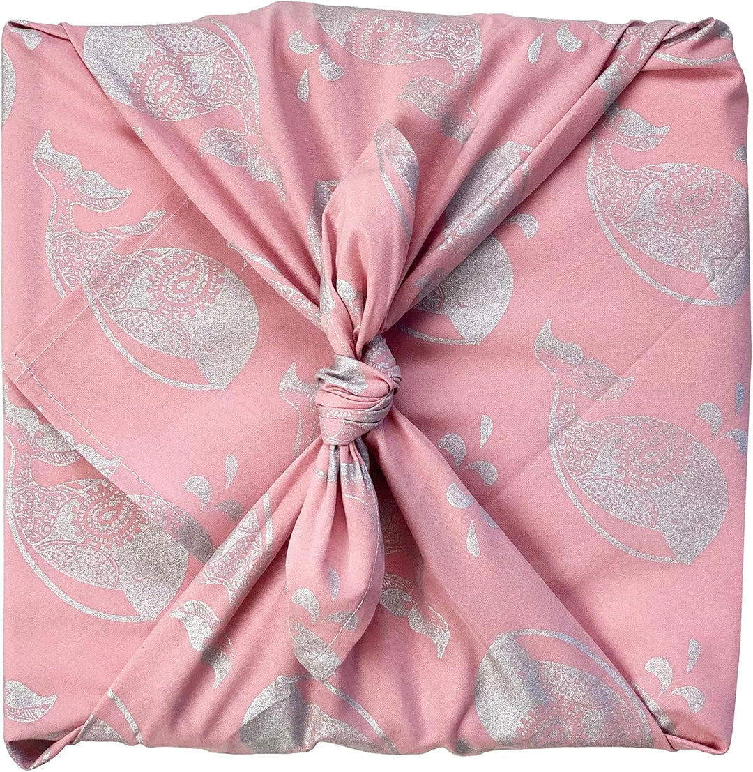 FabRap Furoshiki Fabric Gift Wrap, wiederverwendbare einseitige Gewebefolie, mit Sky Hintergrund mit