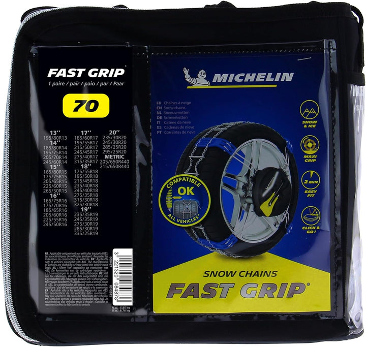 MICHELIN Fast Grip Front-Schneeketten N°70, N°70