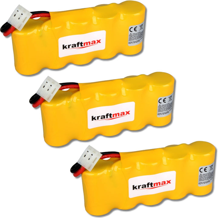 kraftmax 3X Akku für Bosch SOMFY K8 K10 K12-6V / 2000mAh NIMH - Hochleistungs- Akku mit über 42% meh