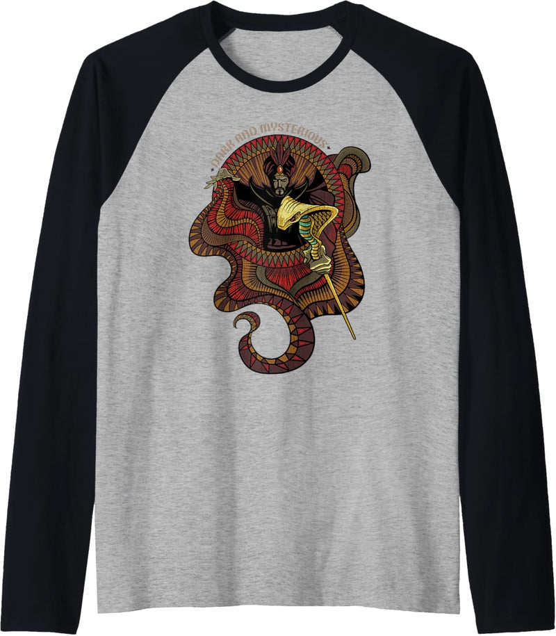 Disney Aladdin Live Action Jafar Dark & Mysterious Portrait Raglan