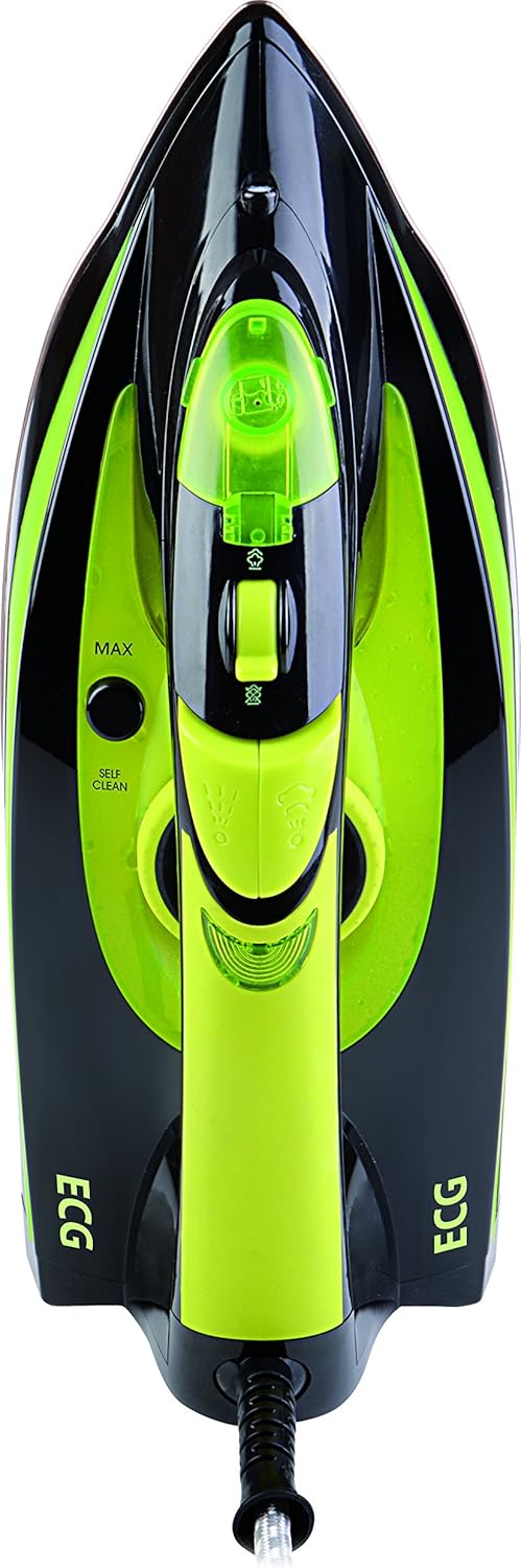 ECG NZ 280 automatische Abschaltung, 2600 W, anodisierte Bügelplatte, einstellbare Dampfleistung, Ve