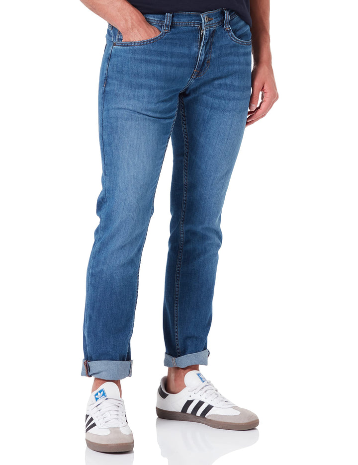 MUSTANG Herren Oregon Tapered Jeans 33W / 34L Mittelblau 804, 33W / 34L Mittelblau 804