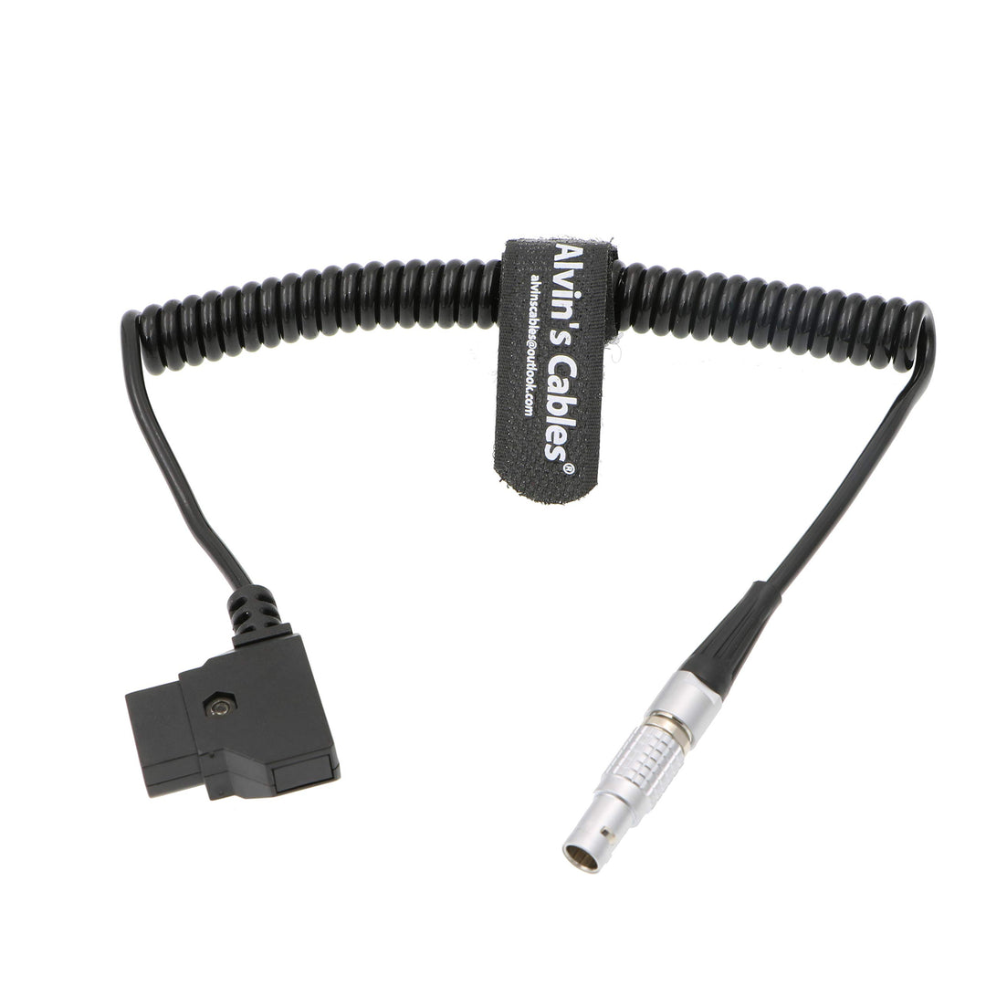 Alvin's Cables 2 Pin Stecker auf D-TAP Power Spiralkabel für den Bartech Focus Device Receiver, Spir