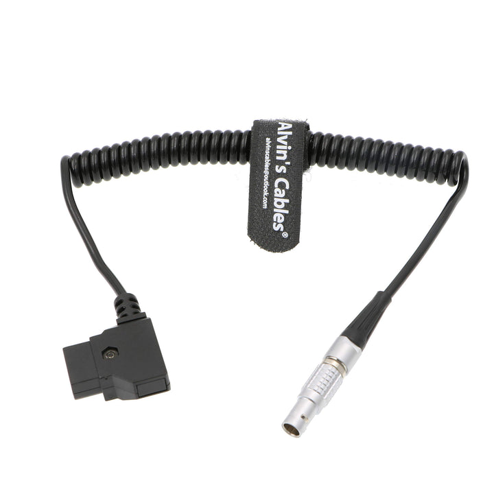 Alvin's Cables 2 Pin Stecker auf D-TAP Power Spiralkabel für den Bartech Focus Device Receiver, Spir