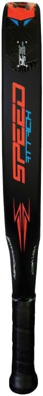 Dunlop, Speed Attack, Padel-Schläger, Schwarz/Rot/Blau, U, Unisex-Erwachsener