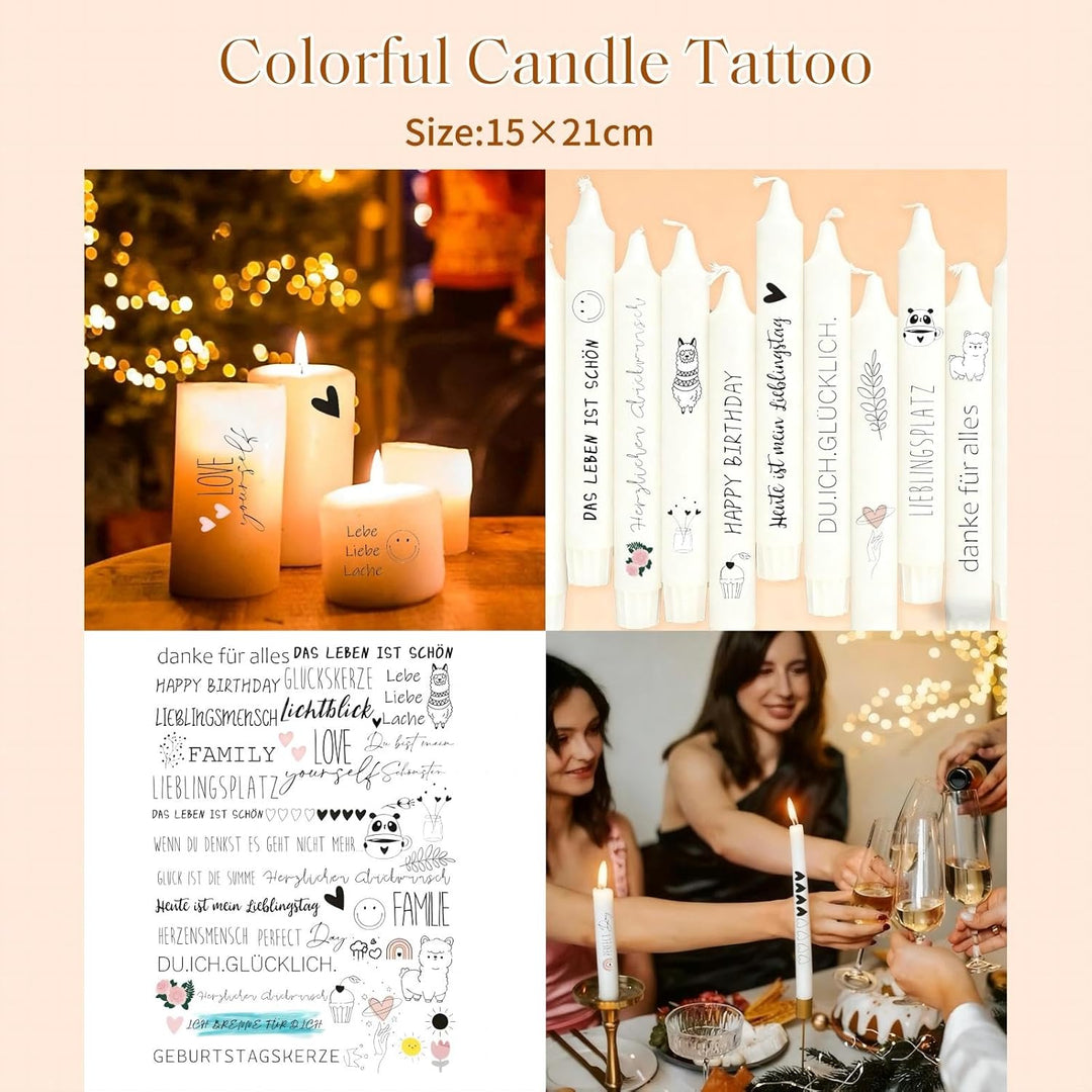 Yvgoov DIY Candle Making Kit Soy Wax, Fragrance Oils DIY Kit Craft Kit Adults Women Gift colorful Ma