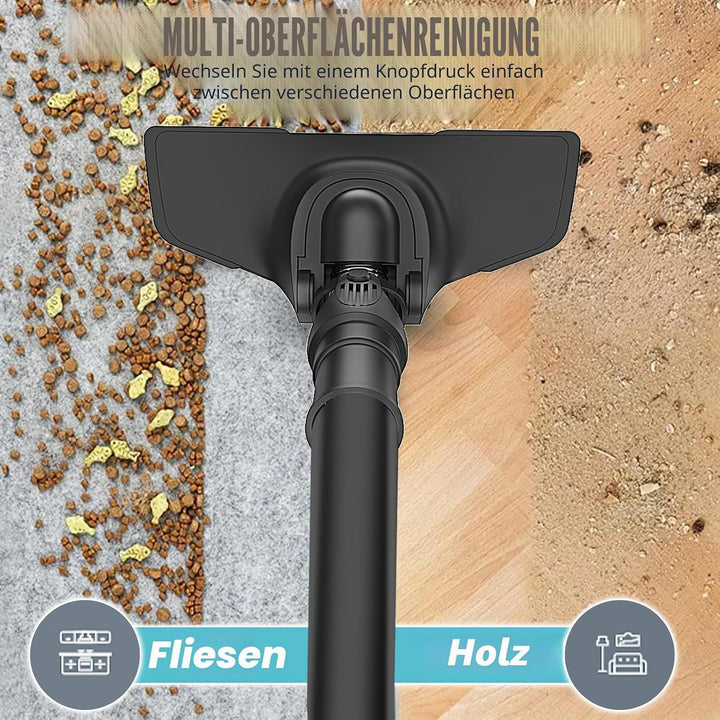Akku Staubsauger für Makita Akku 18V, Starke 10000Pa Kabellos Handstaubsauger, 3-in-1 Multifunktiona