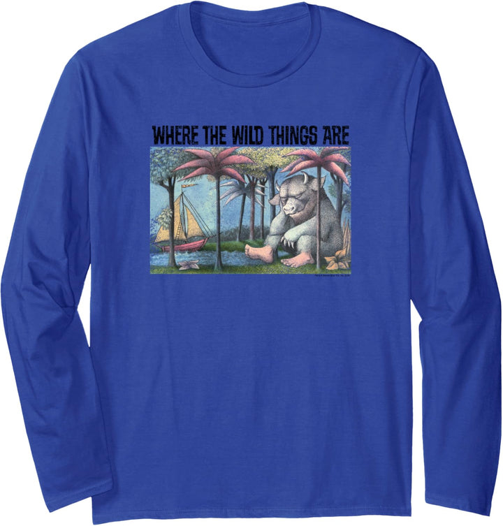Where the Wild Things Are Cover Art Langarmshirt