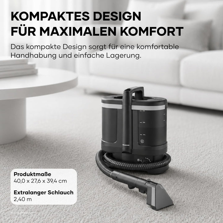 Severin Polsterreiniger, für Teppich, Polster, Autositze & Sofa, 2-Tank-Nasssauger, Waschsauger, Tep