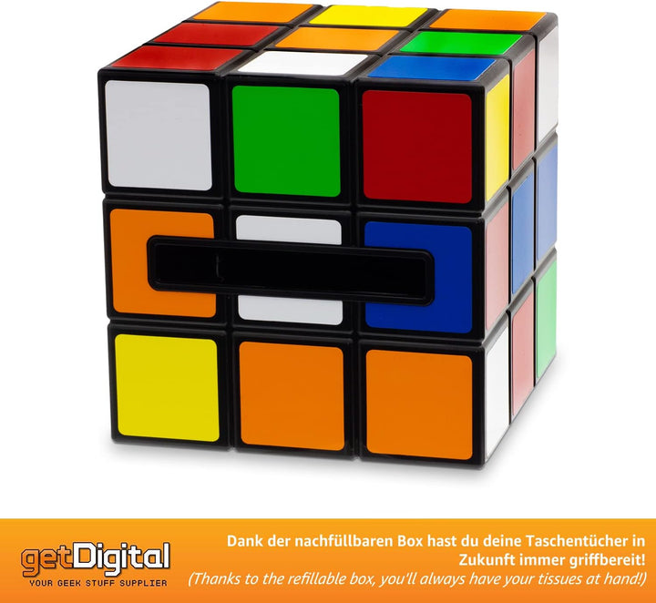 getDigital Zauberwürfel Taschentuchbox - Magic Cube Taschentuch-Spender, Ausgefallene Deko-Box - Kun