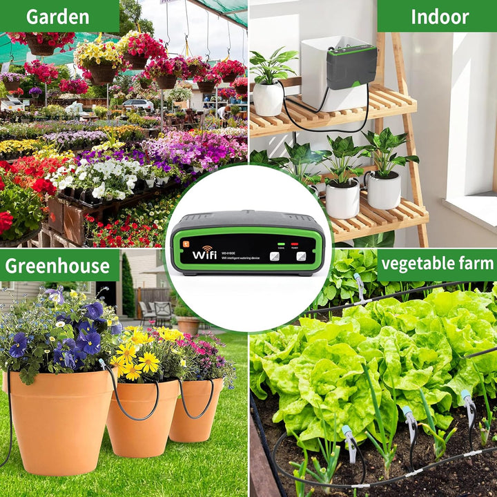Automatisches Bewässerungssystem Indoor für Garten Pflanzen, Vankarr WiFi Automatische Bewässerung m