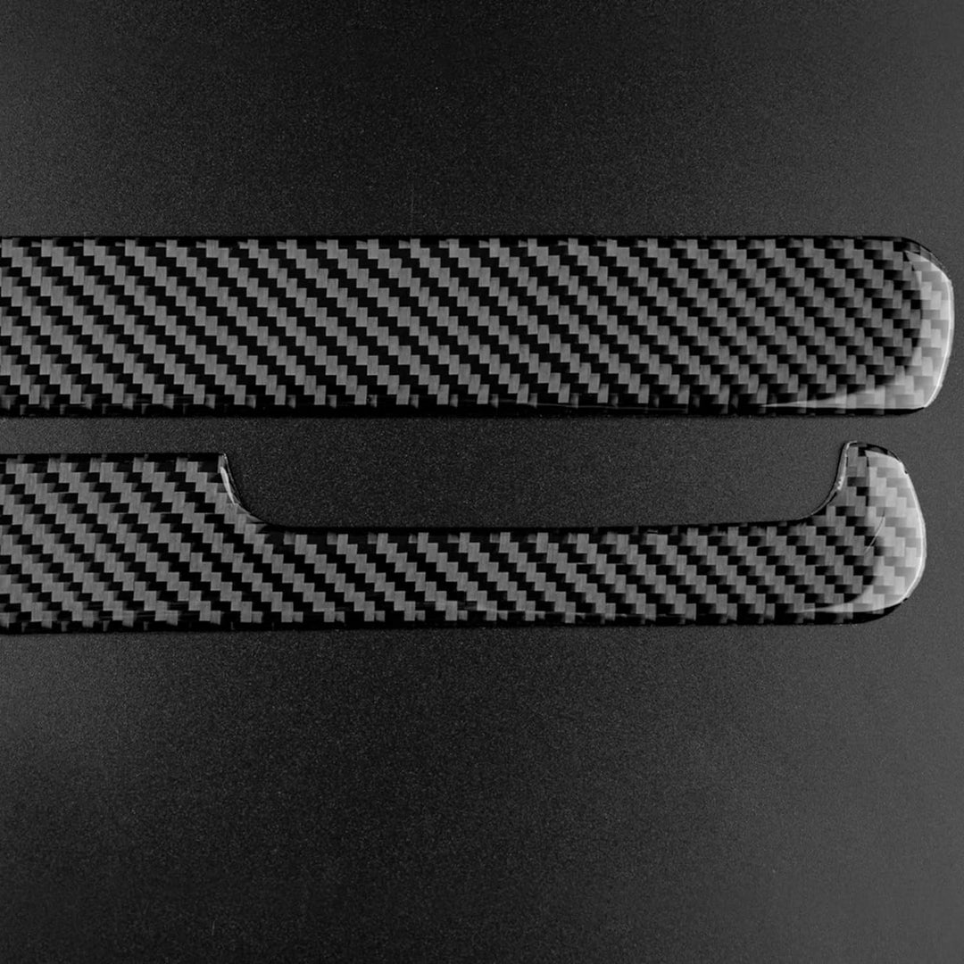 KUNGKIC Kohlefaser Armaturenbrett Zierleiste Auto Mittelkonsolenstreifen für Volkswagen VW Golf 6 GT