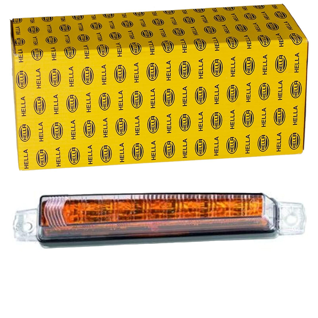 HELLA - Blinkleuchte - LED - 24V - Anbau/geschraubt - Lichtscheibenfarbe: glasklar - Kabel: 400mm -