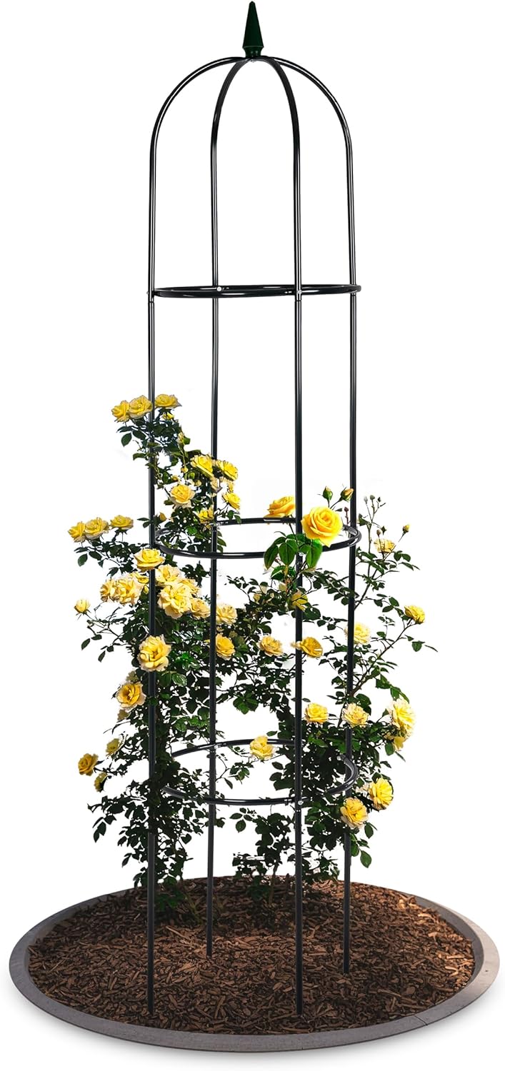 BigDean Rankgitter Metall Rosen Spalier 1,93 hohe Rankhilfe Garten