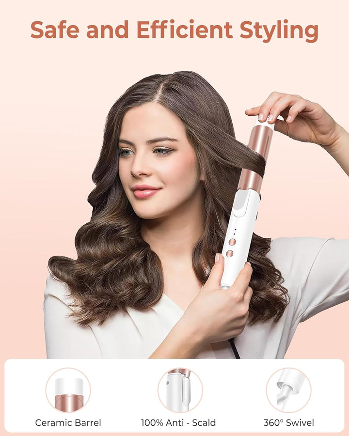 UKLISS Mini Lockenstab 25mm - Lockenstab Kurze Haare 160-200°C, Reise Mini Hair Curler für Kurze und