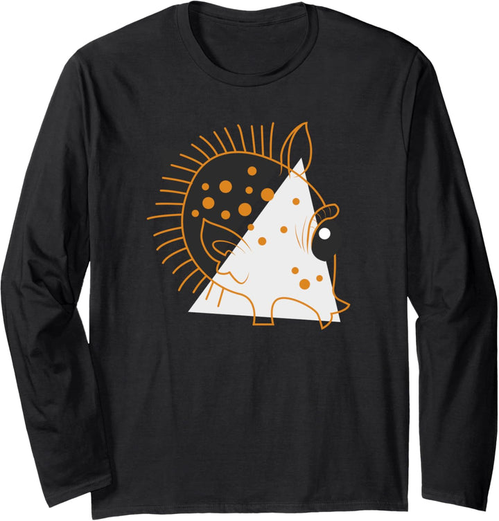 Star Wars Halloween Spooky Greedo Lines Langarmshirt