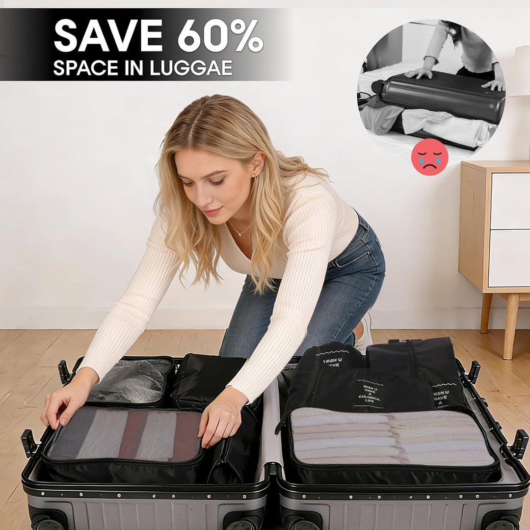 MosaiRudo 8-teilig Koffer Organizer Set, Packing Cubes, Packwürfel für Urlaub & Business,Reise Organ