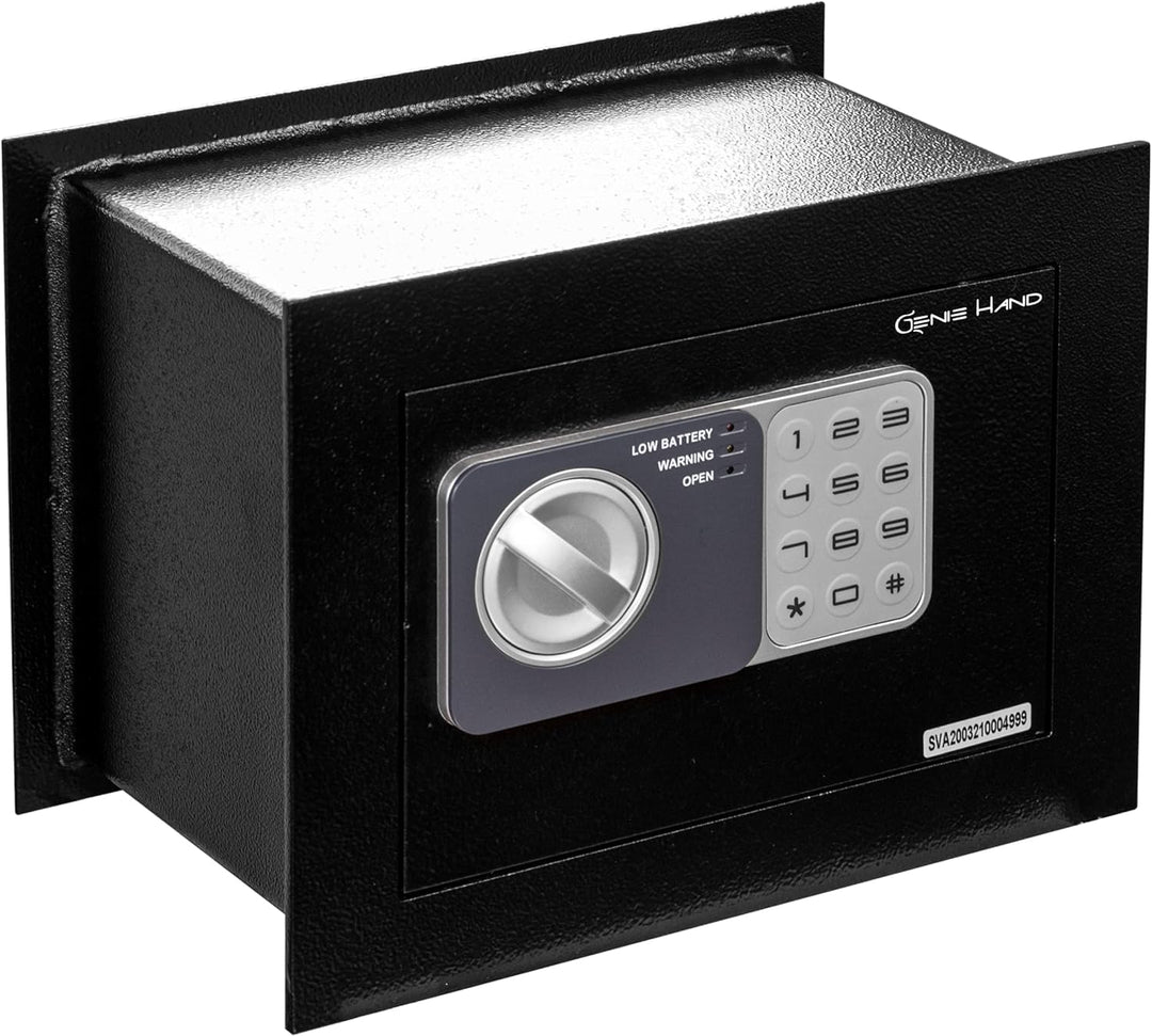 Genie Hand – Elektronischer Wandtresor – B-Klasse-Schloss – Anti-Bounce-Technologie (Klein), S