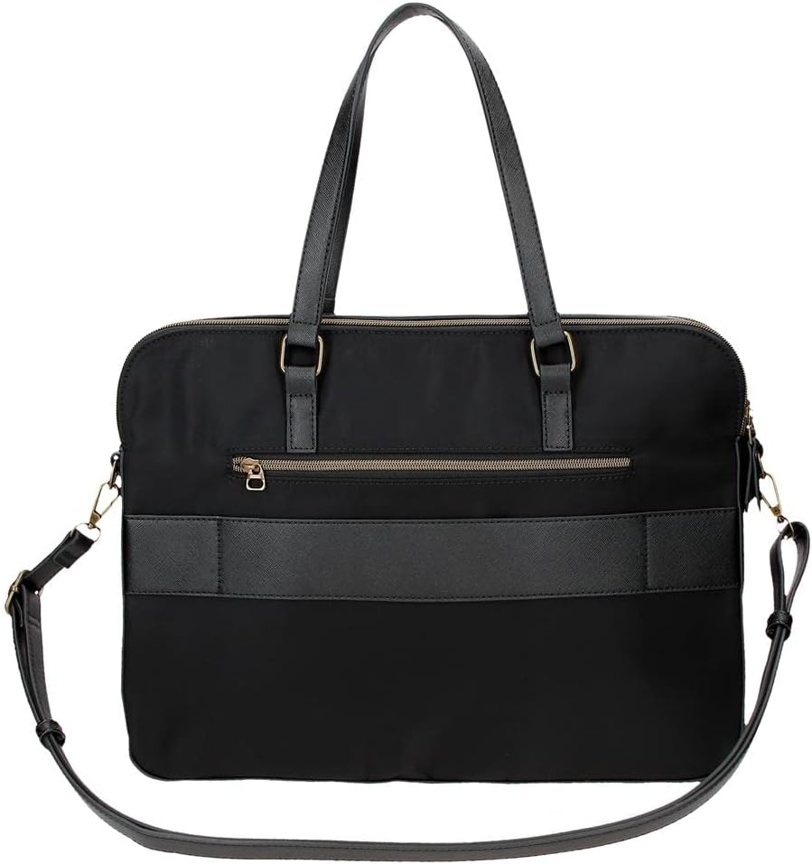 El Potra Wolle, lässig, schwarz, 22 x 25 x 10 cm, Polyester und PU, Schwarz, Lässiger Rucksack PC-Ak