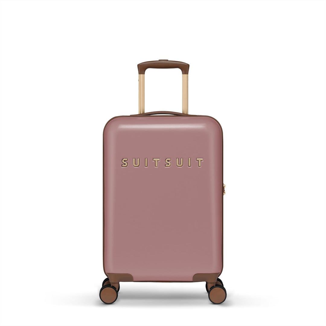 SUITSUIT Fab Seventies – Handgepäck-Koffer – TSA-Schloss – 4 Rollen – 33L – 55 cm – Pink, S