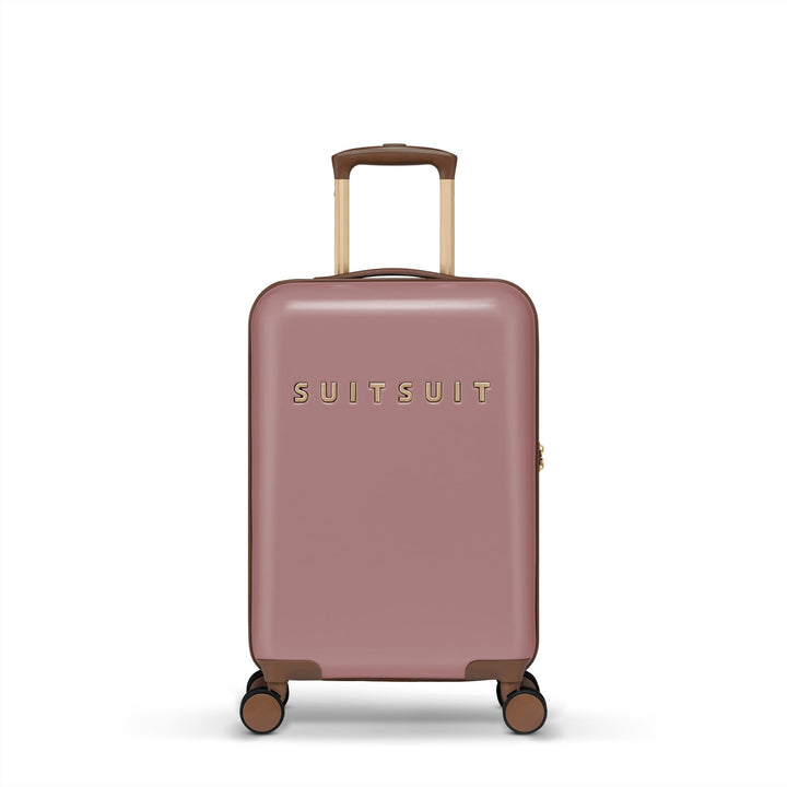 SUITSUIT Fab Seventies – Handgepäck-Koffer – TSA-Schloss – 4 Rollen – 33L – 55 cm – Pink, S