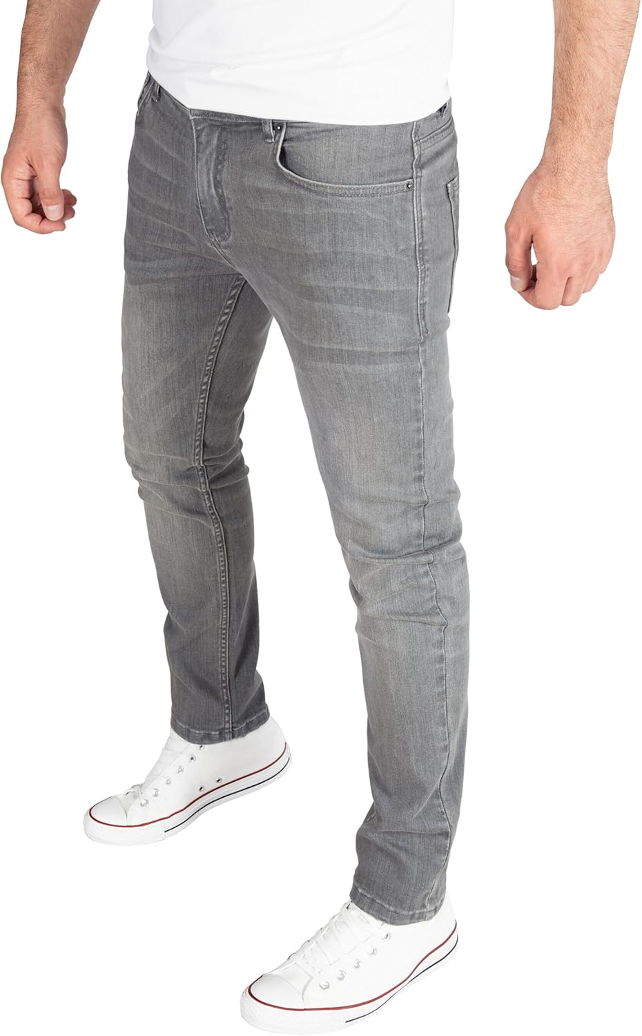 WOTEGA Herren Jeans Alistar Slim Fit 29W / 30L Grau (Steel Gray 184005), 29W / 30L Grau (Steel Gray