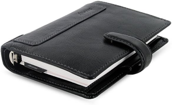 Filofax 25115 Pocket Holborn,1 Woche / 2 Seiten - multilingual, schwarz