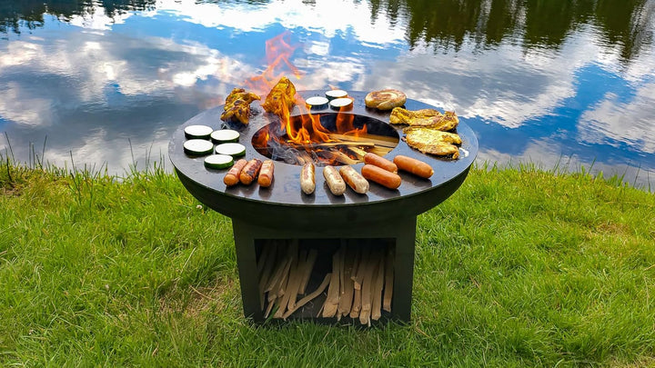 SOUK ONE Plancha Ø 60 cm Feuerring Feuerplatte Grillring für Feuerschale, Feuertonne - Grillplatte a