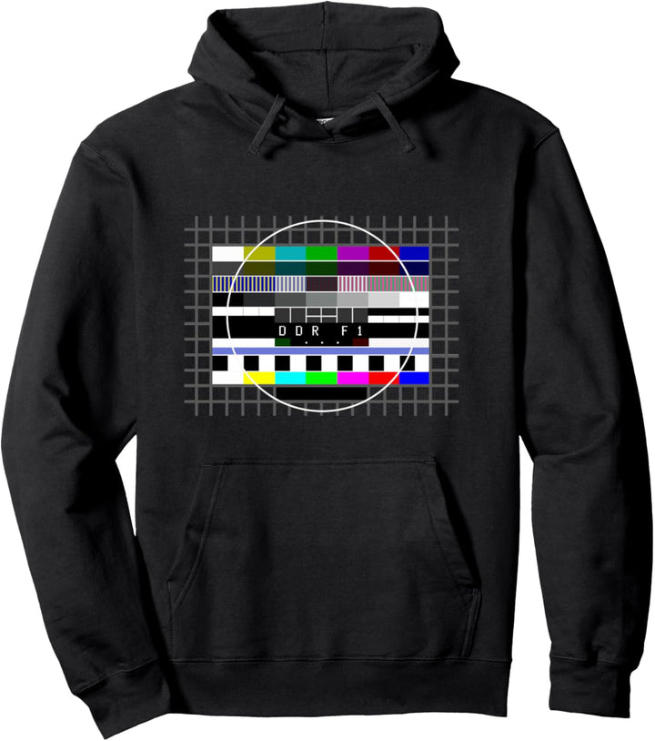 DDR Testbild Osten 80er Jahre 90er Party Outfit Ost Kostüm Pullover Hoodie