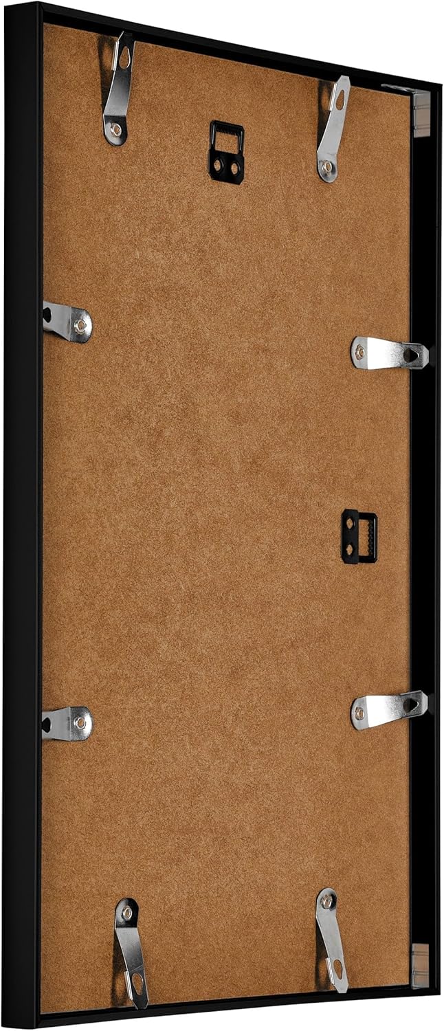 yd. Your Decoration - Bilderrahmen 32x45 cm - Schwarz Matt - Bilderrahmen aus Aluminium mit Acrylgla