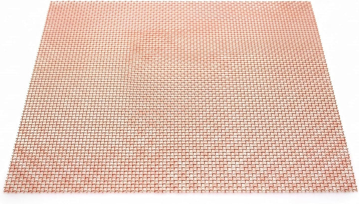 CopperGarden Kupfergewebe 33 x 33 cm quadratisch I feines Netz aus Kupferdraht I max. 1 mm Maschenwe
