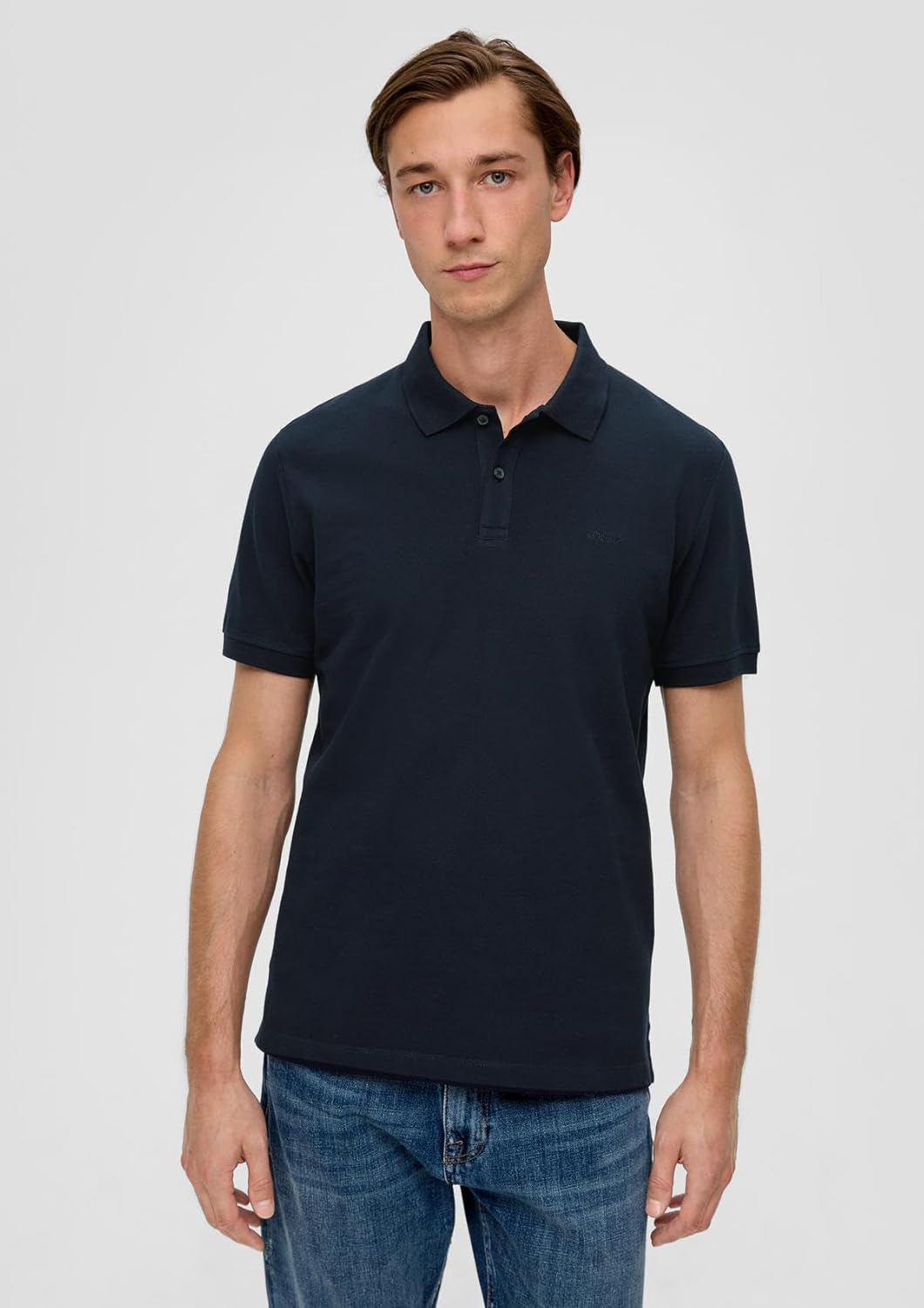 s.Oliver Herren Poloshirt M Blau (Medieval Blue Aop 58a1), M Blau (Medieval Blue Aop 58a1)