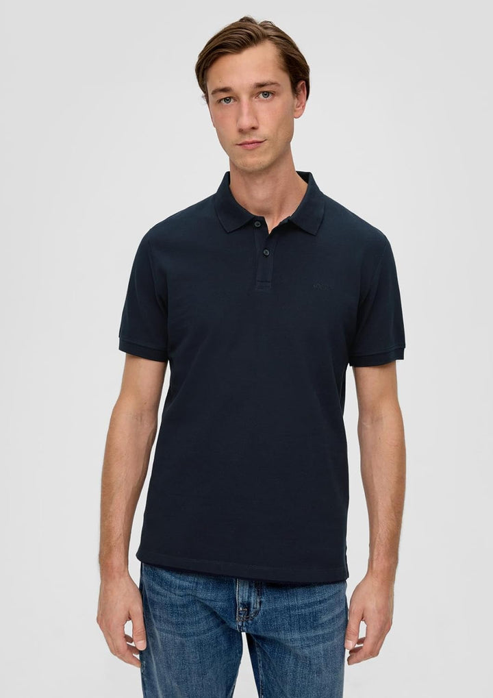 s.Oliver Herren Poloshirt M Blau (Medieval Blue Aop 58a1), M Blau (Medieval Blue Aop 58a1)