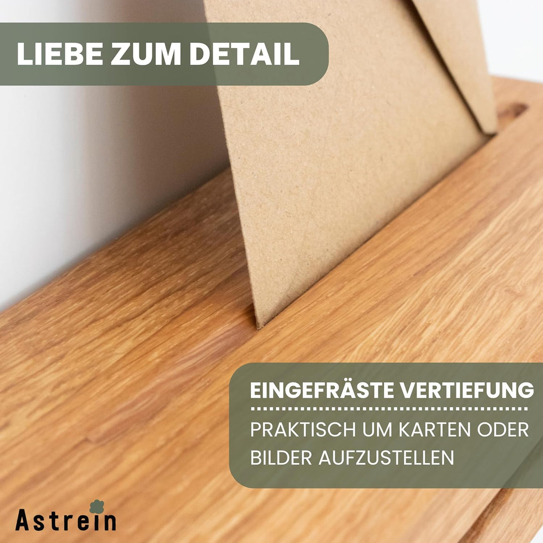 ASTREIN® | Schlüsselbrett aus Holz | Magnetisches Schlüsselbrett | Schlüsselaufbewahrung aus Eiche |