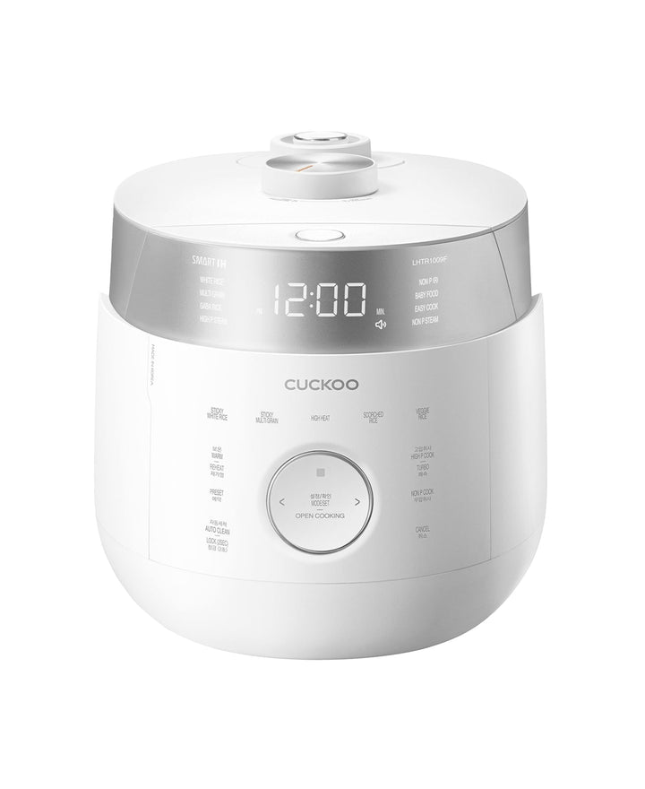 CUCKOO Reiskocher &amp; Dampfgarer mit 16 Programmen, Induktion, Kein-Druck-Modus, offene Kochfunktion,