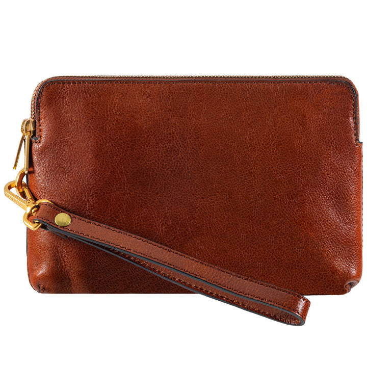 Time Resistance Leder Clutch für Herren – Organizer Tasche für Herren – Handgelenktasche – Aktentasc