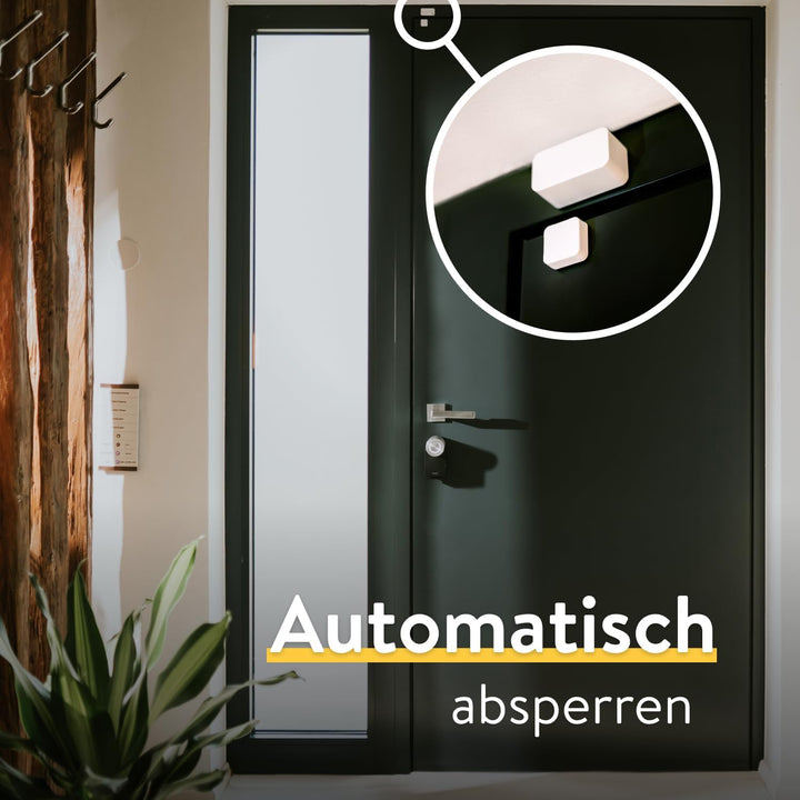 Nuki Door Sensor, Türsensor für Nuki Smart Lock, Mitteilungen (Tür offen, geschlossen) aus der Ferne